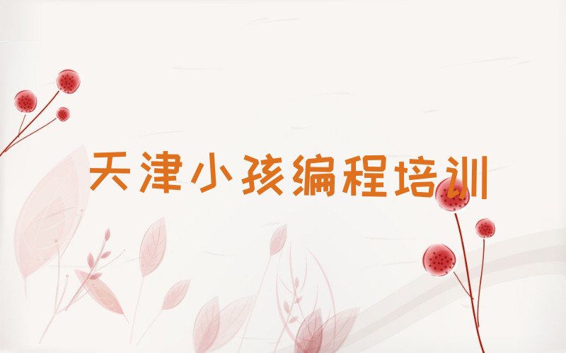 天津少儿编程培训中心
