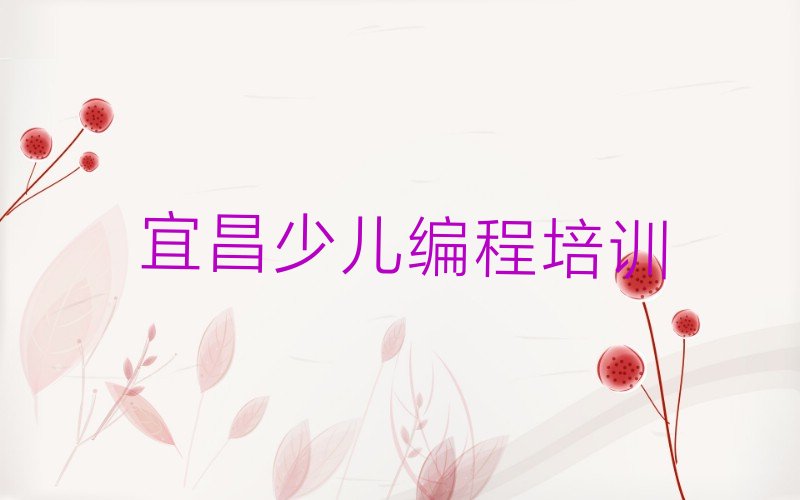 宜昌夷陵区太平溪镇青少年编程培训学校