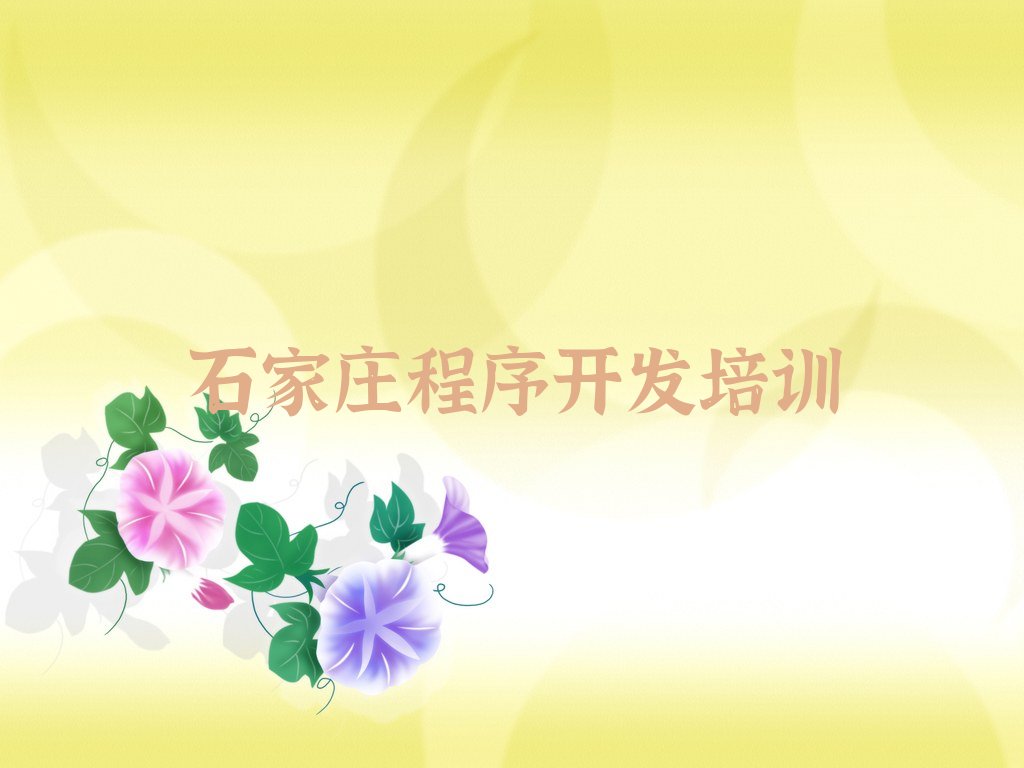 石家庄裕华区裕华路Python人工智能培训学校