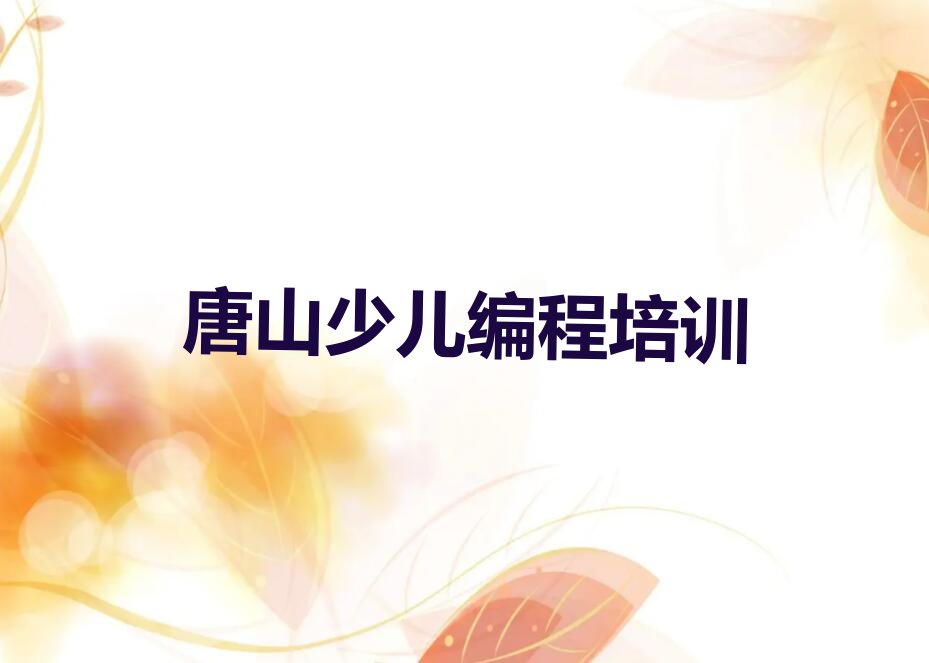 唐山开平区开平街道少儿编程培训学校