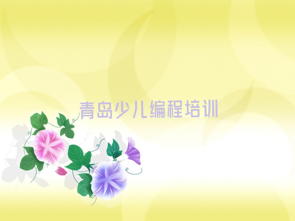 青岛少儿编程培训