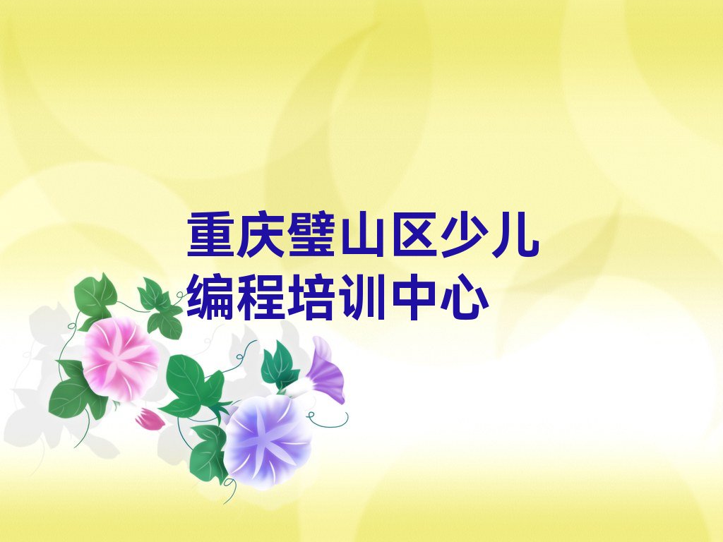 十大重庆璧山区少儿NOIP编程竞赛比较好的少儿NOIP编程竞赛培训班排行榜
