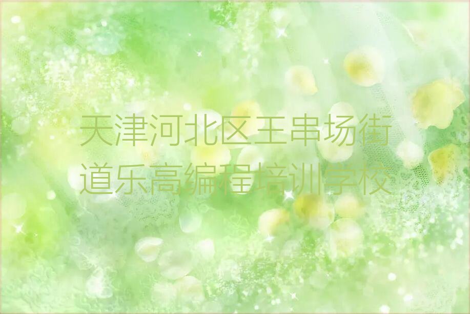 天津河北区王串场街道乐高编程培训学校
