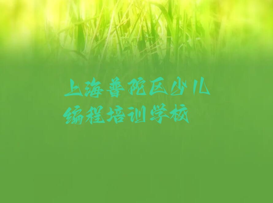 十大上海普陀区人工智能编程培训班一般学费多少钱排行榜