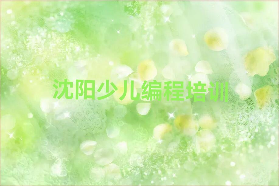 沈阳沈河区少儿编程培训学校