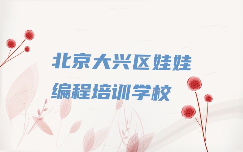 娃娃编程
