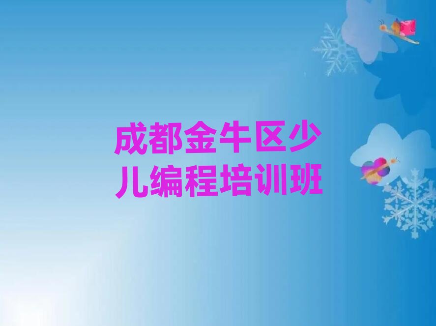 成都金牛区少儿编程培训班