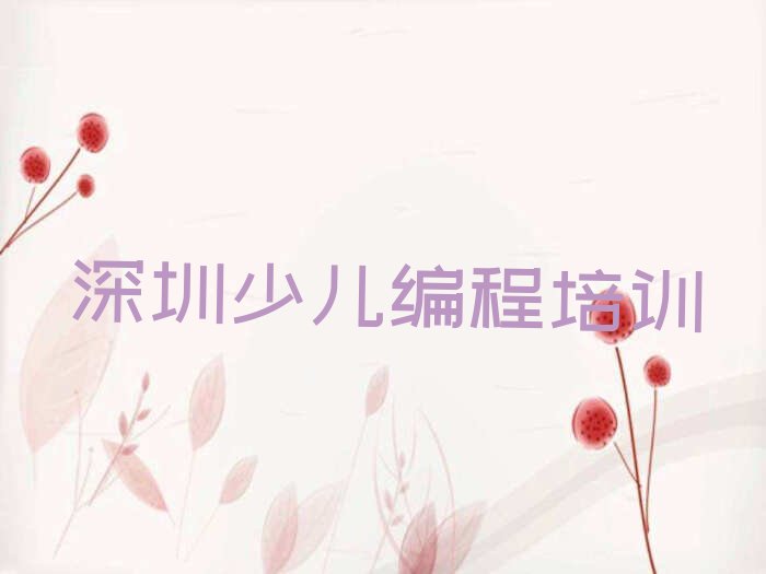十大2025年深圳罗湖区学少儿编程科技素质推荐哪个机构推荐排名名单一览表排行榜