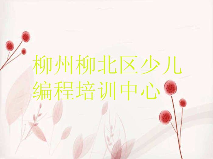 十大柳州雅儒街道少儿编程培训班有哪些名单今日一览排行榜排行榜