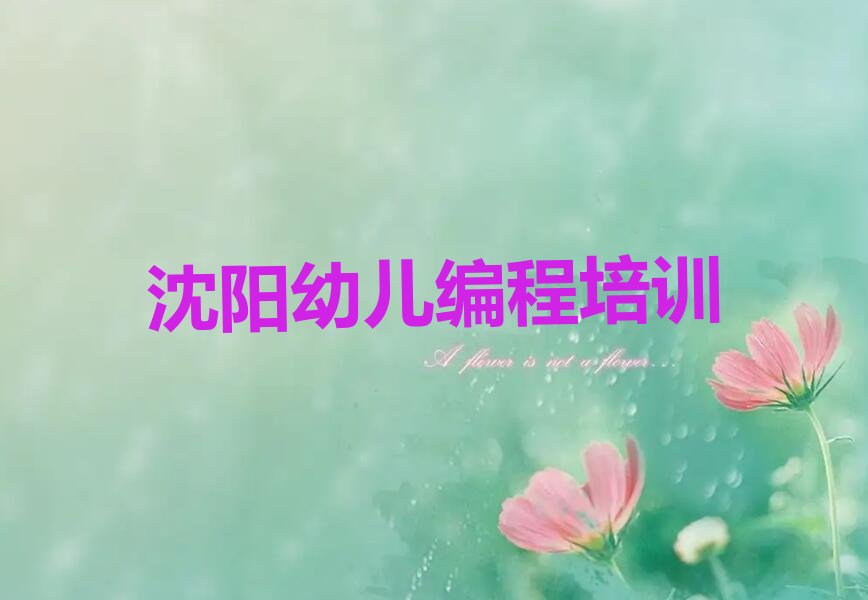 十大沈阳皇姑区幼儿编程培训学费一般多少排行榜
