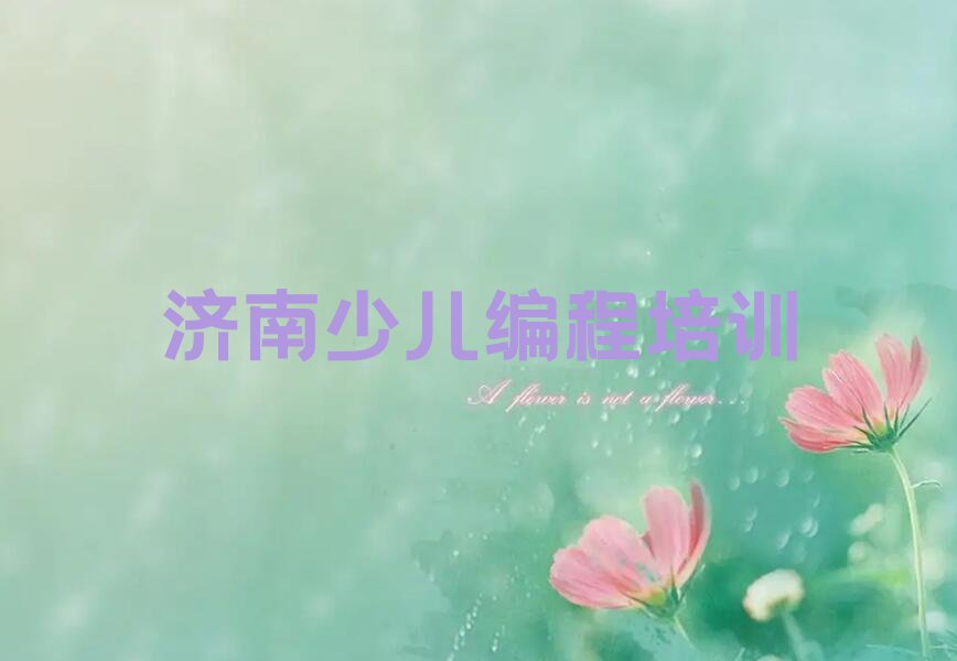 济南济阳区幼儿编程培训学校
