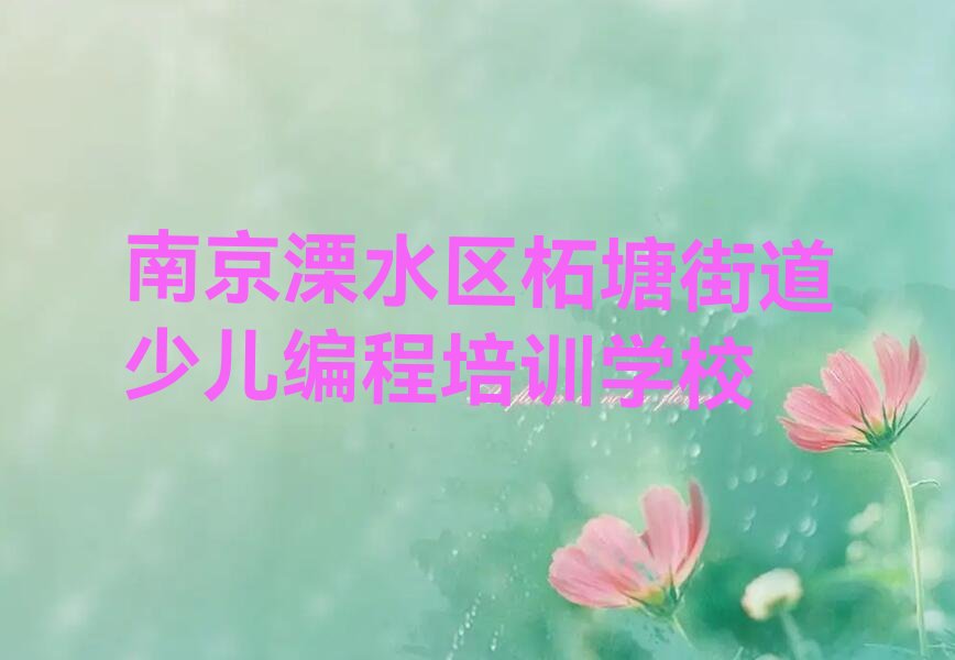 十大南京溧水区学中学生Python编程需要多长时间多少钱排行榜