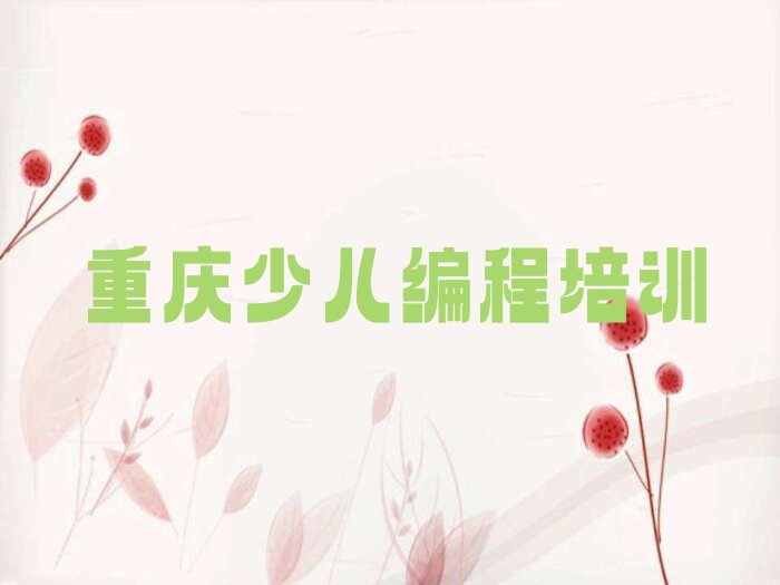 重庆荣昌区少儿编程培训