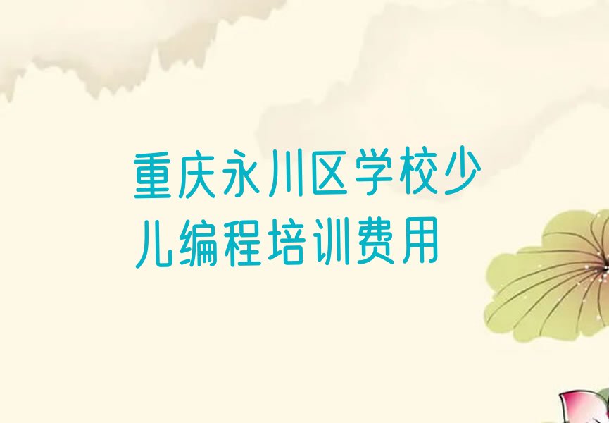 重庆永川区宝峰镇少儿编程培训学校