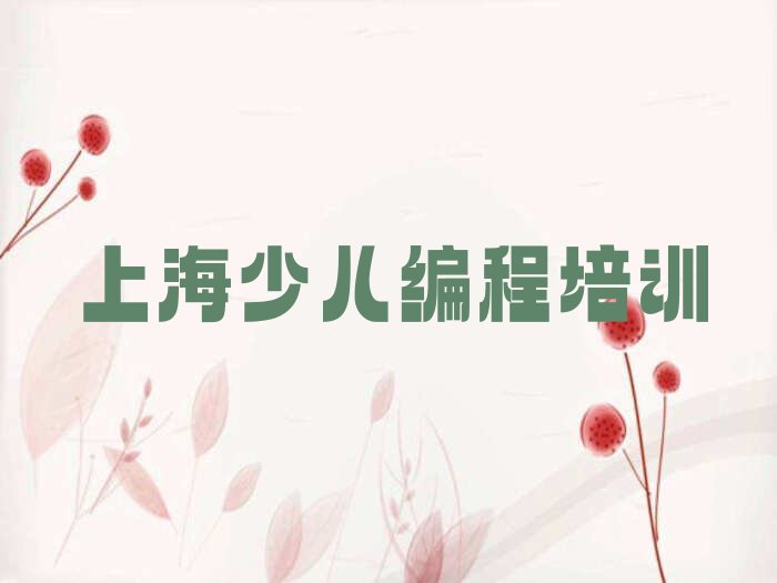 上海长宁区少儿编程培训学校