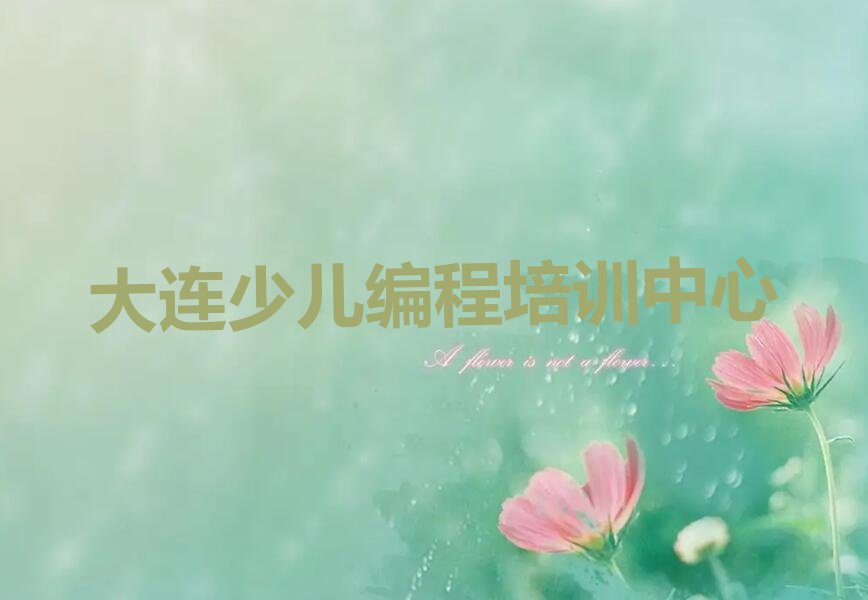 大连少儿编程培训中心