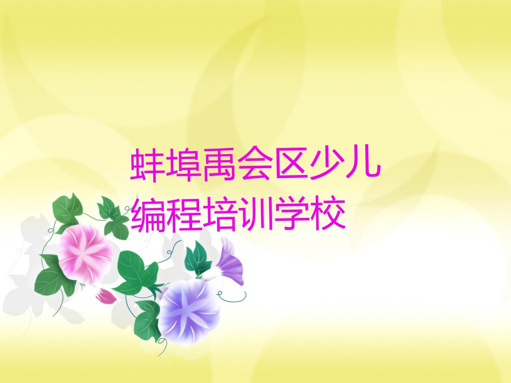 十大蚌埠禹会区中学生编程培训机构十大口碑排名排行榜一览表排行榜