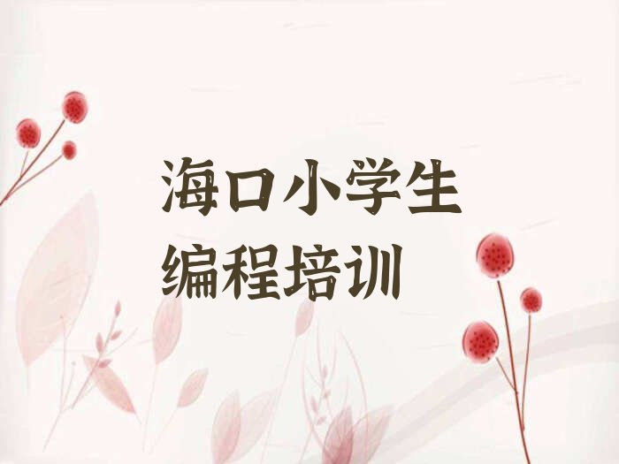 海口少儿编程培训学校