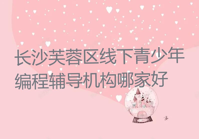 十大长沙芙蓉区线下青少年编程辅导机构哪家好排行榜