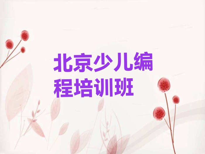 十大北京丰台区学小学生编程难吗要多长时间推荐十大排名一览表排行榜