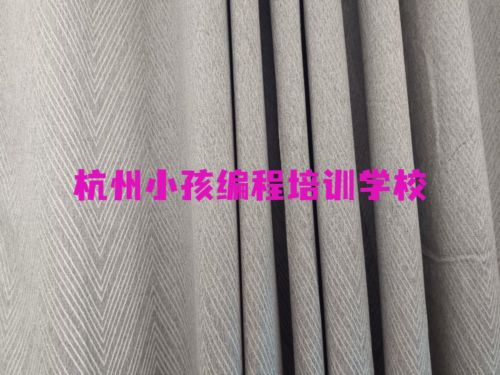 杭州小孩编程培训学校