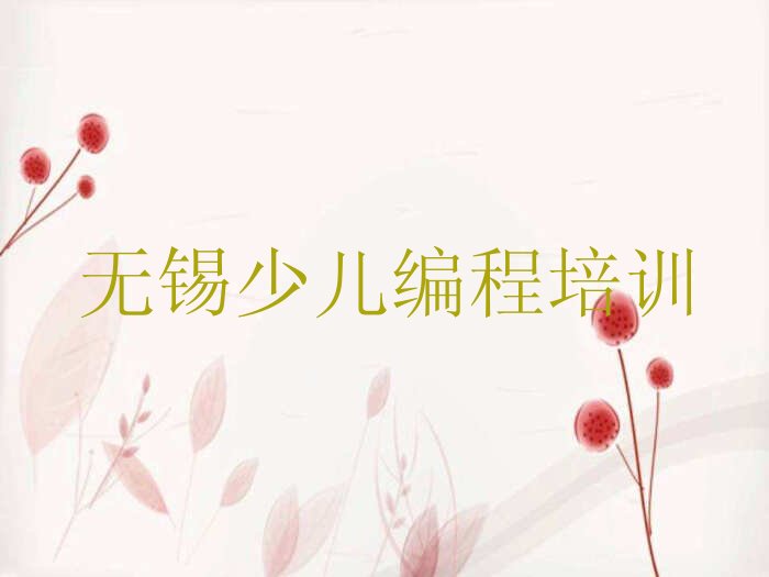 无锡少儿编程培训
