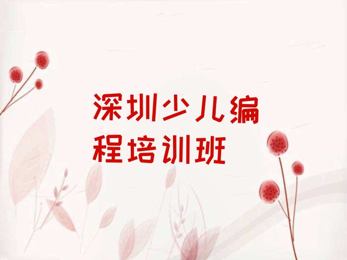 十大深圳宝安区scratch趣味编程培训班报名多少钱口碑排名排行榜一览表排行榜