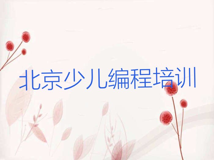 十大2025年北京大兴区c语言少儿编程培训哪家好学名单总览公布一览表排行榜
