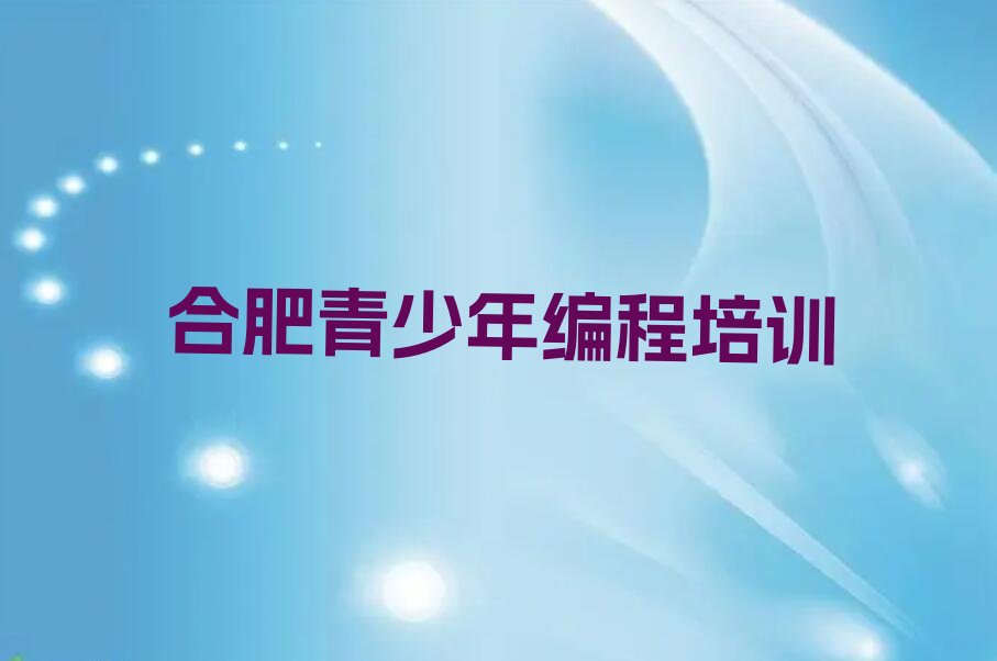 合肥蜀山区琥珀街道青少年编程培训学校