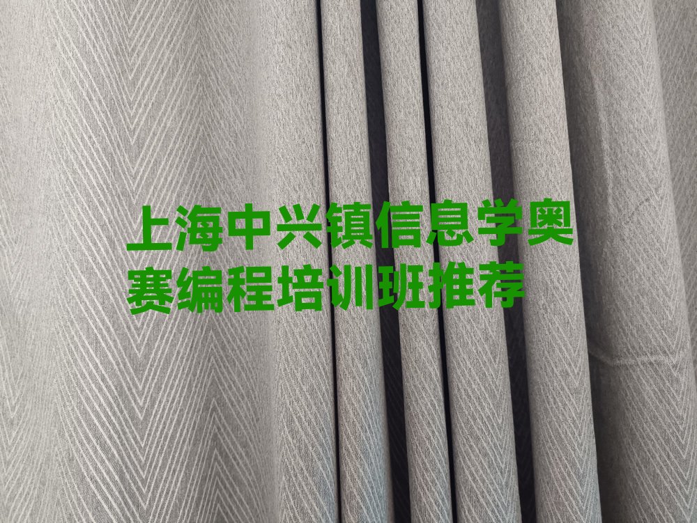 十大上海中兴镇信息学奥赛编程培训班推荐排行榜