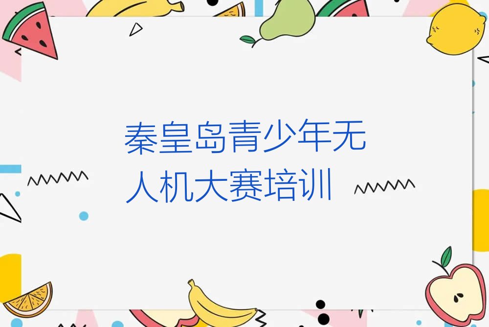 秦皇岛北戴河区海滨镇青少年无人机大赛培训学校