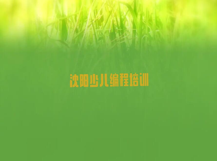 沈阳皇姑区华山街道少儿编程c++培训学校