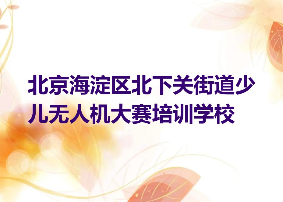少儿无人机大赛