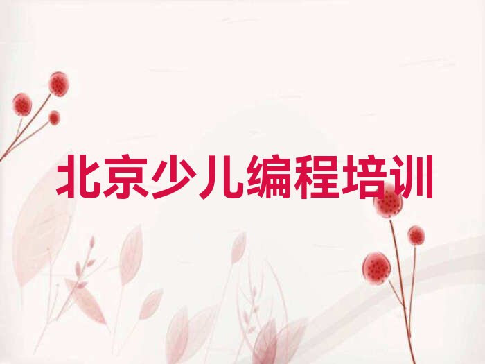 北京房山区东风街道少儿编程培训学校