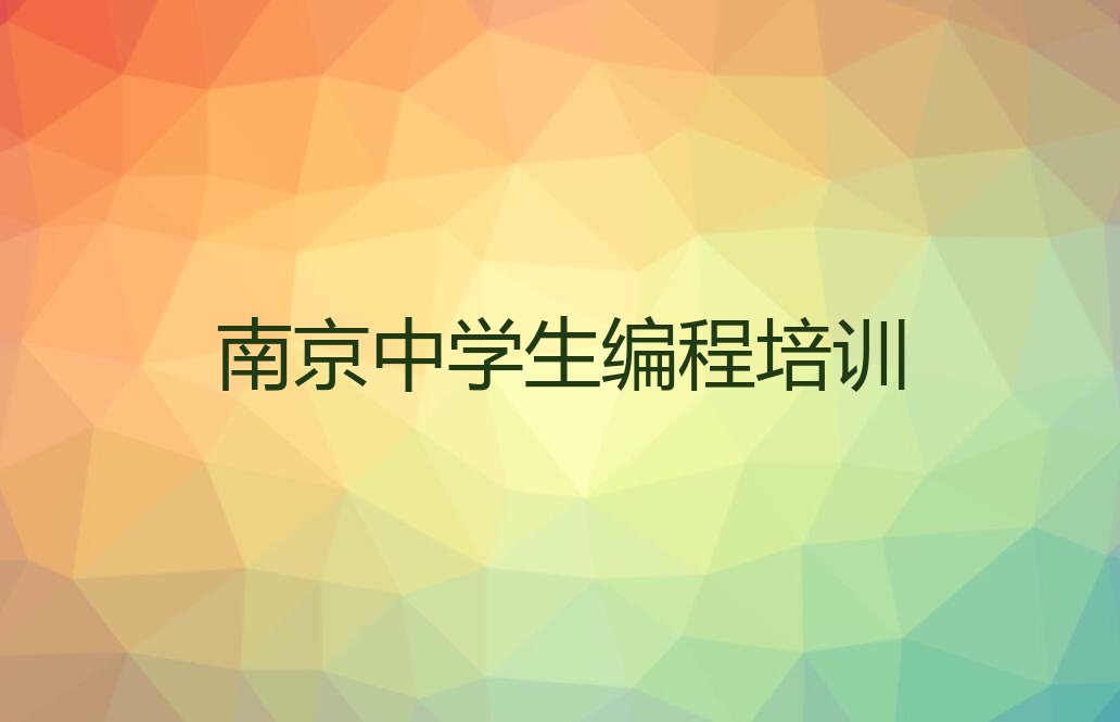 中学生编程