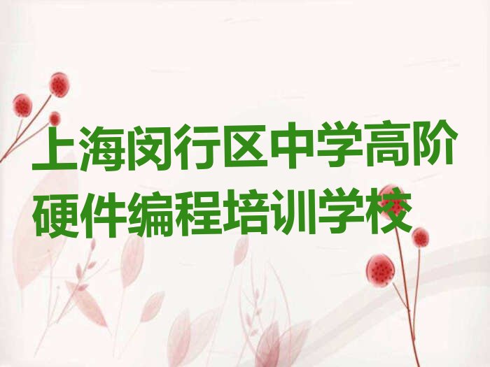 中学高阶硬件编程