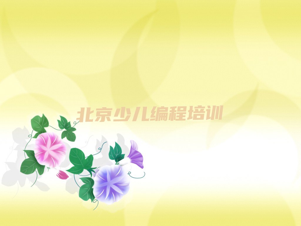 北京房山区东风街道少儿编程培训学校