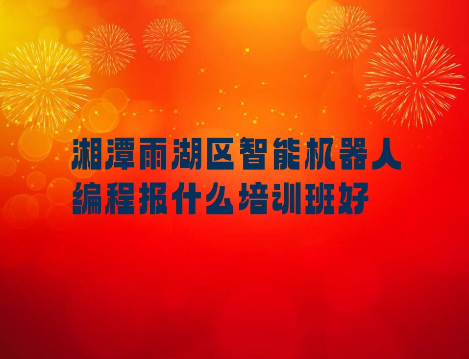 湘潭雨湖区少儿编程培训班