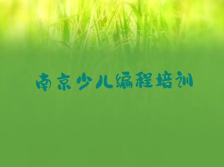 南京玄武区少儿编程培训学校