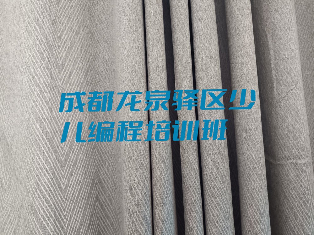 成都龙泉驿区少儿编程培训班