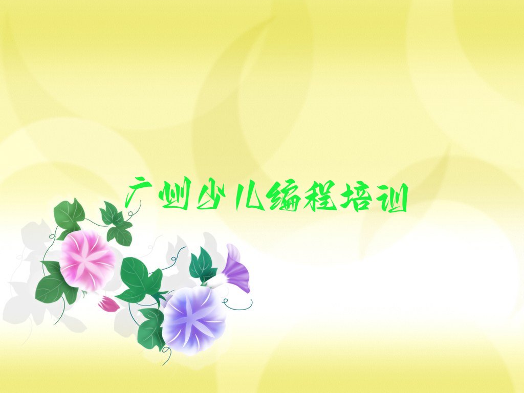 广州天河区少儿编程培训学校