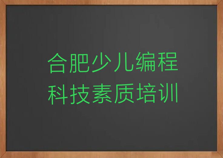合肥少儿编程培训中心