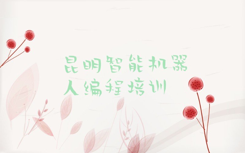 昆明西山区少儿编程培训班