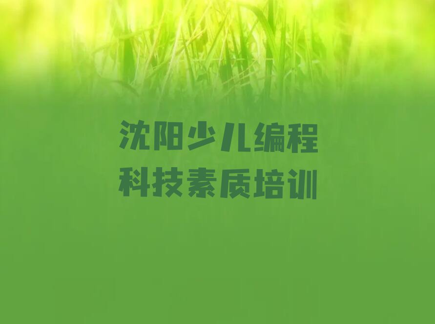 十大沈阳学少儿编程科技素质好的培训学校十大排名一览排行榜排行榜