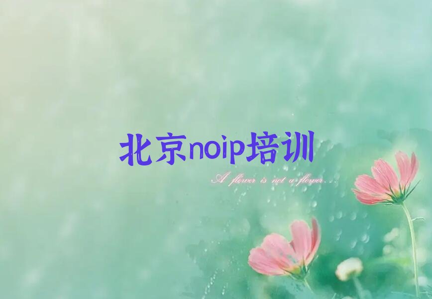 十大北京石景山区noip短期培训要几天排行榜