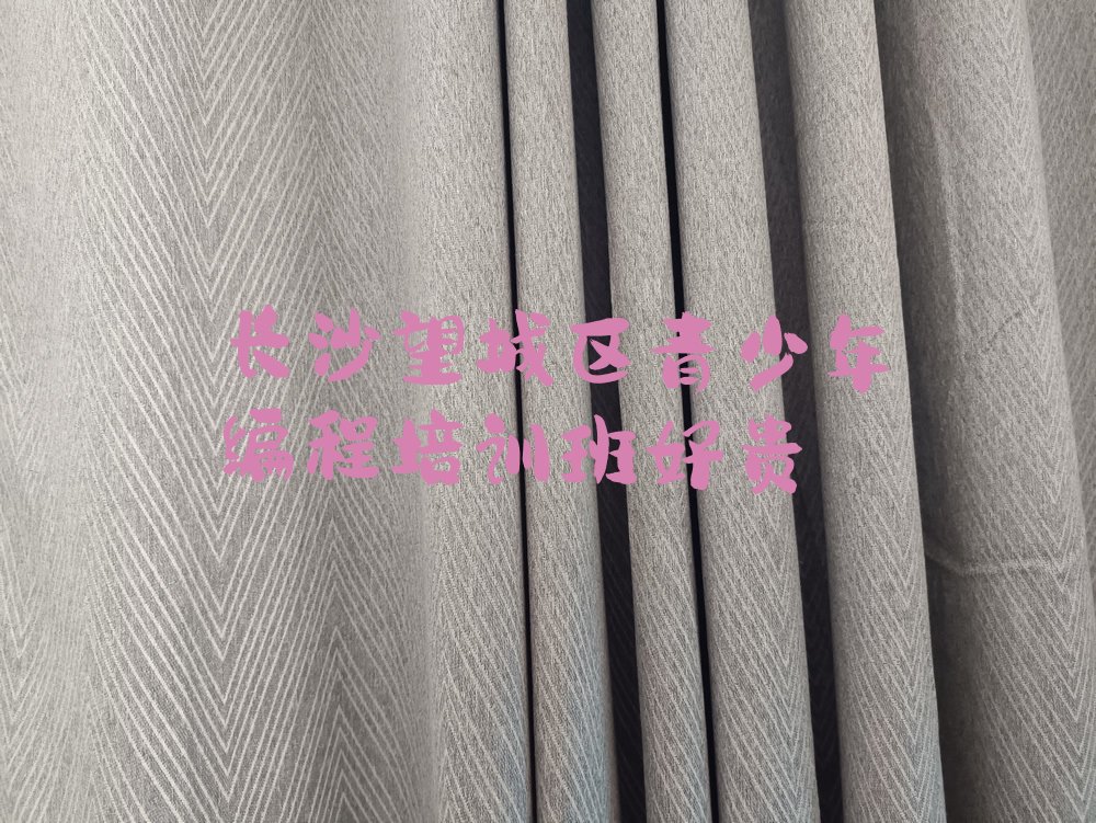 长沙望城区靖港镇少儿编程培训学校
