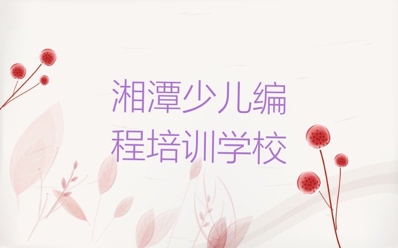 十大湘潭雨湖区培训少儿NOIP编程竞赛多少费用排行榜