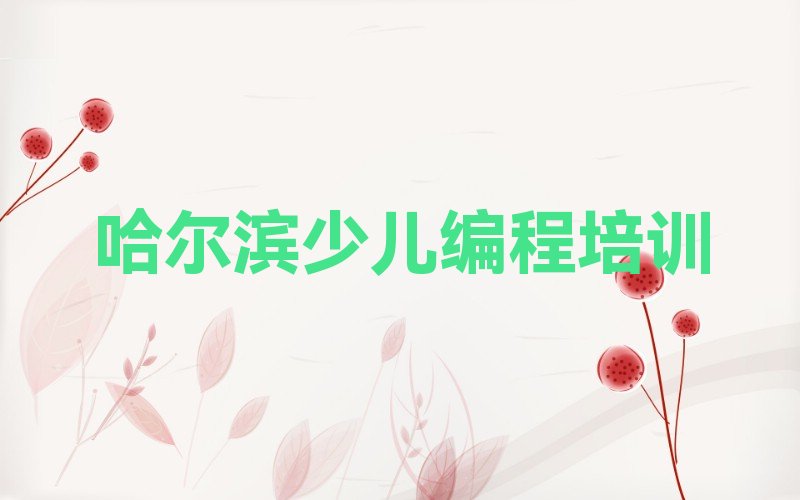 哈尔滨平房区小儿编程培训学校