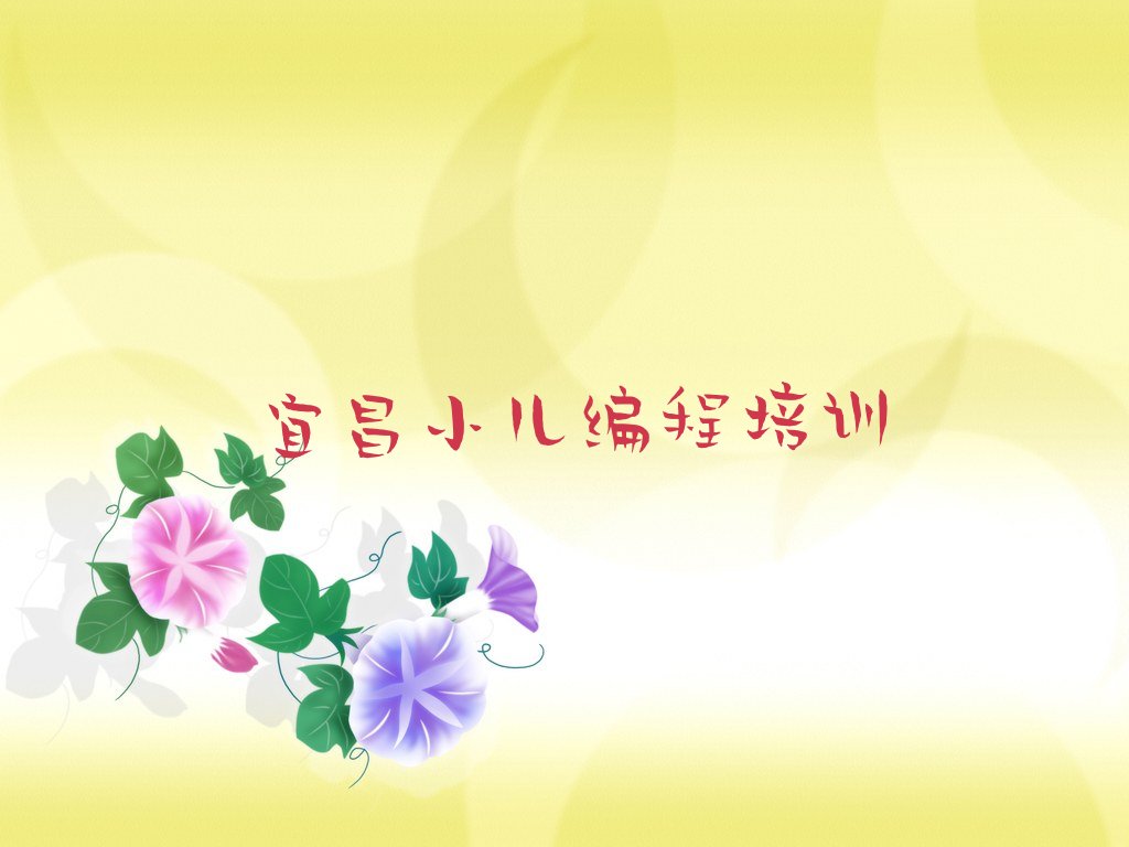 宜昌夷陵区小溪塔街道小儿编程培训学校