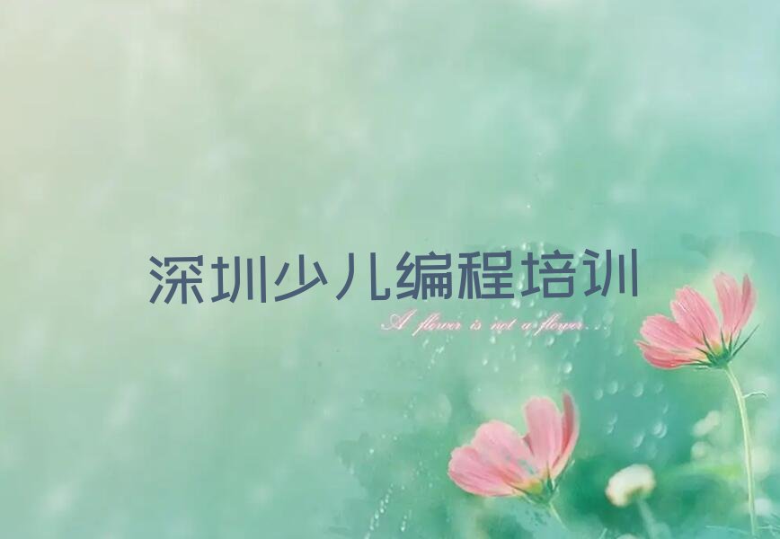 十大深圳光明区排名前十的机器人编程机构排行榜